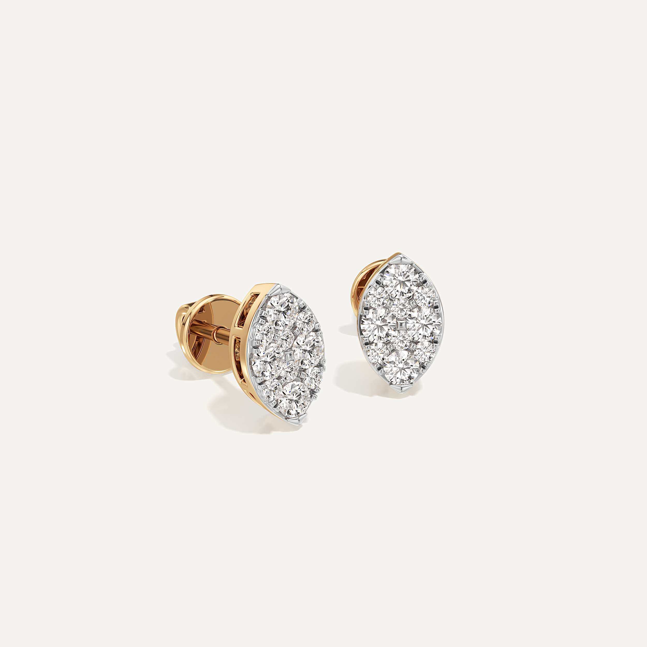 Watchful Eye Marquise Diamond Earrings