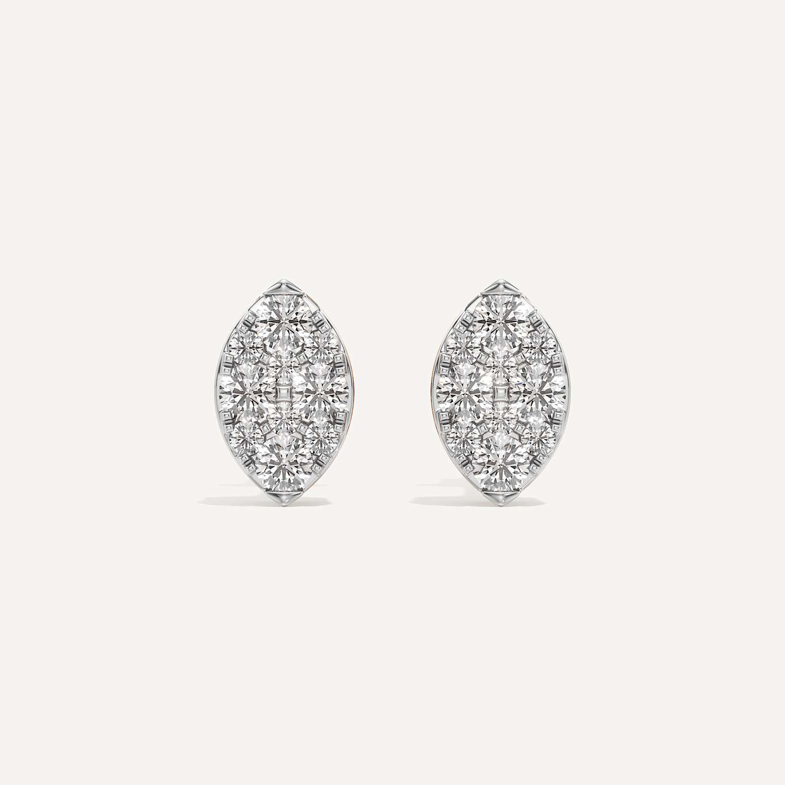 Watchful Eye Marquise Diamond Earrings