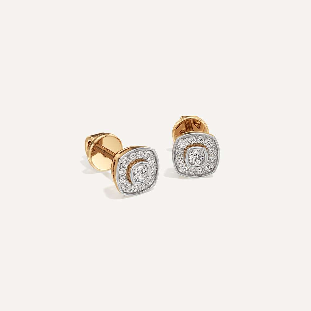 Cushion Soft Diamond Earrings