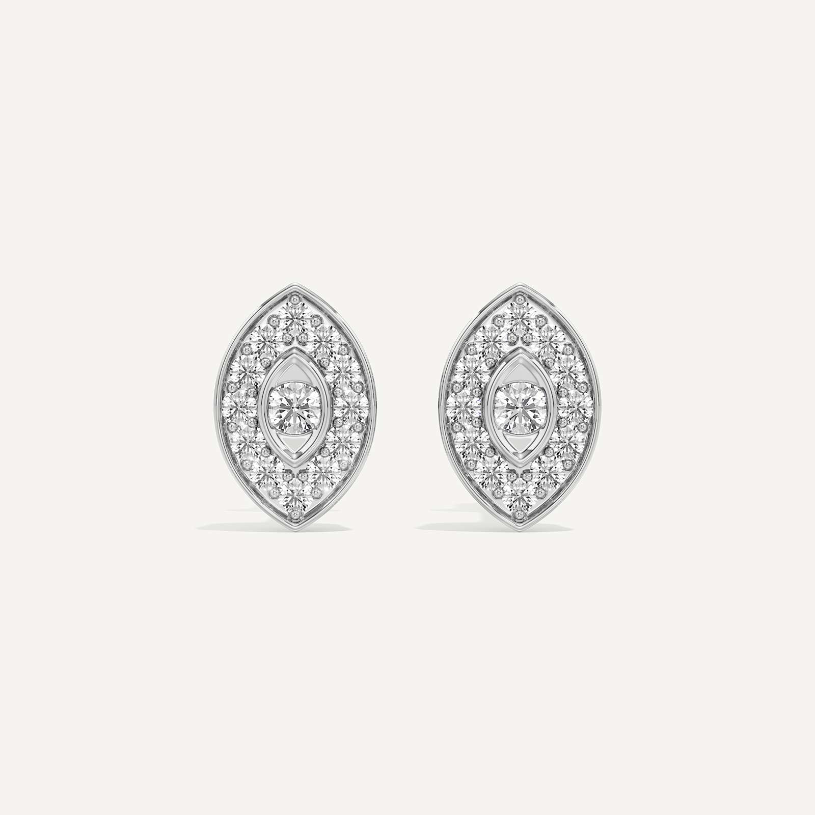 Dew Drop Marquise Diamond Earrings