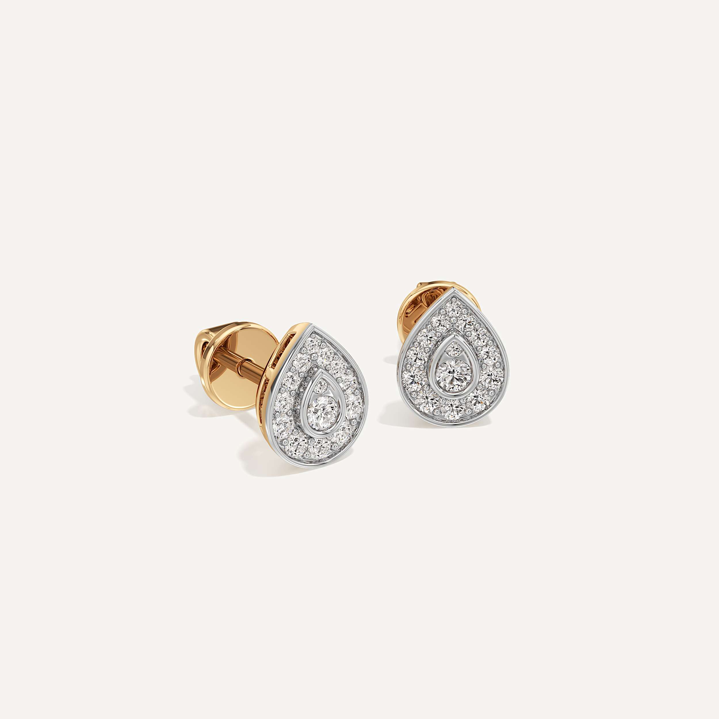Always There Pear Diamond Earring