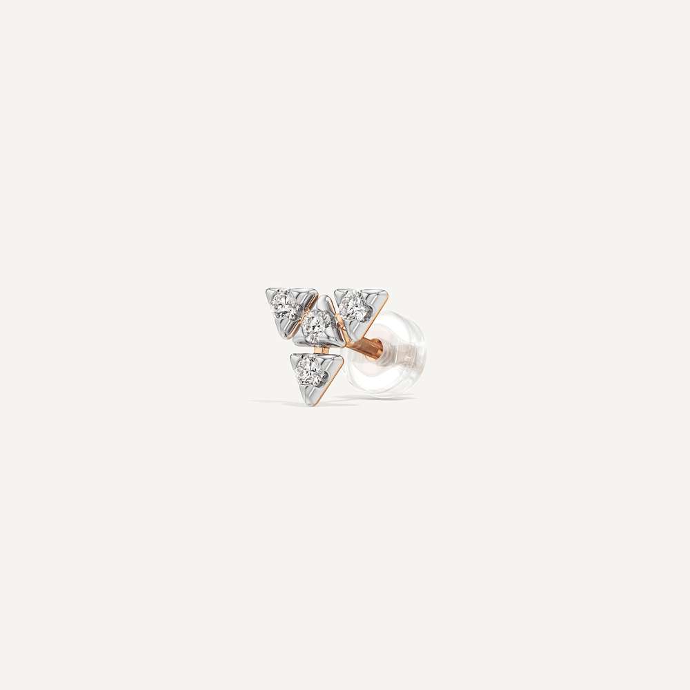 Pyramid Mosaic Diamond Stud
