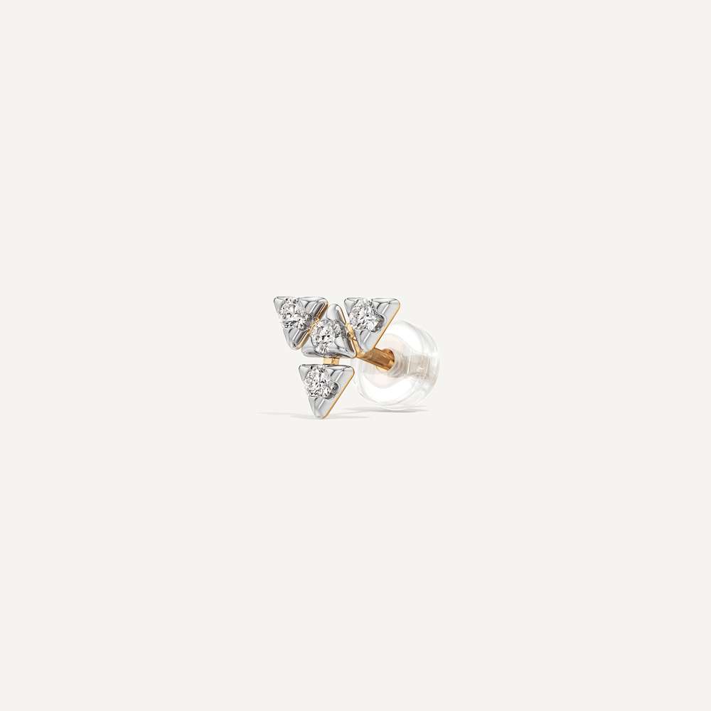 Pyramid Mosaic Diamond Stud