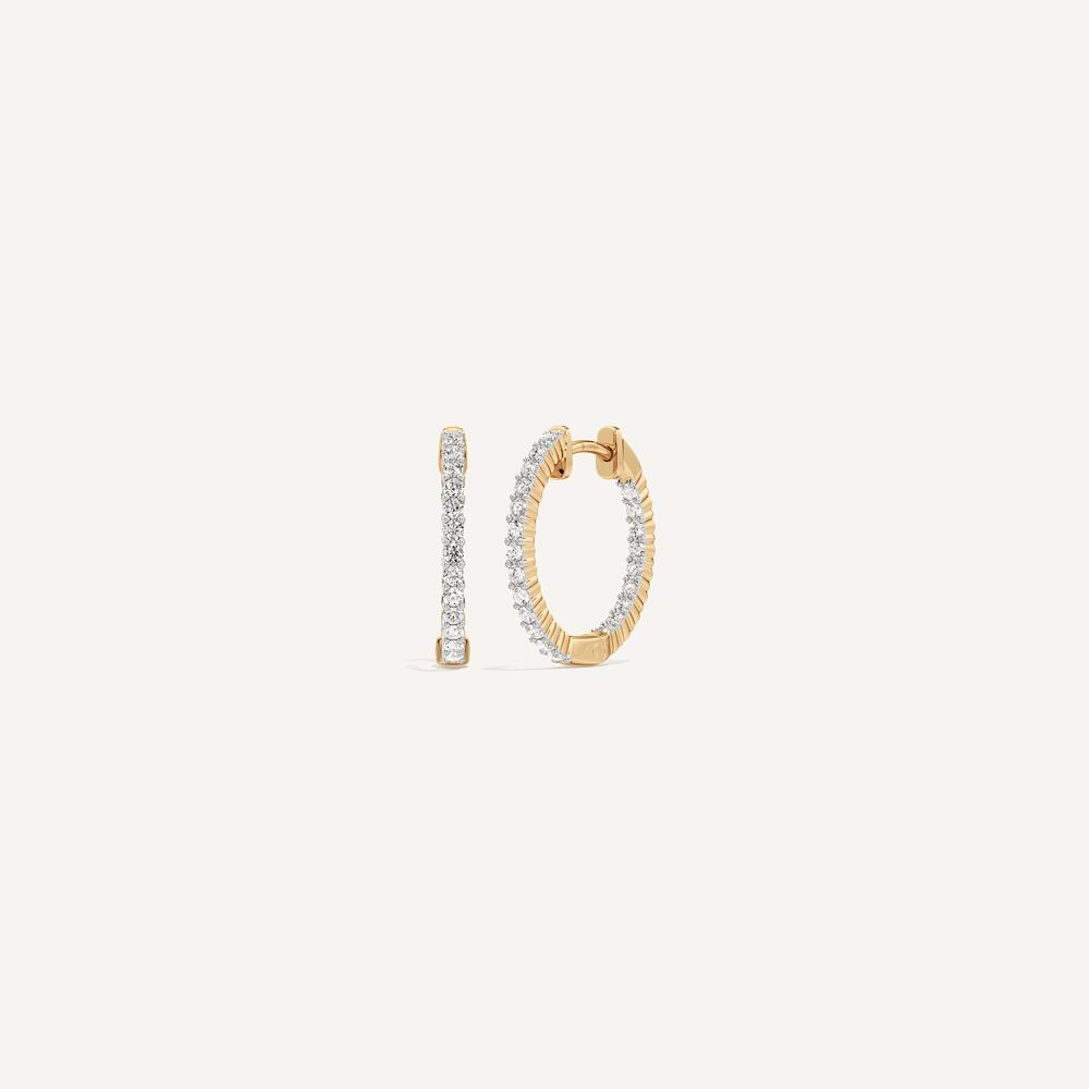 Amore Diamond Hoop