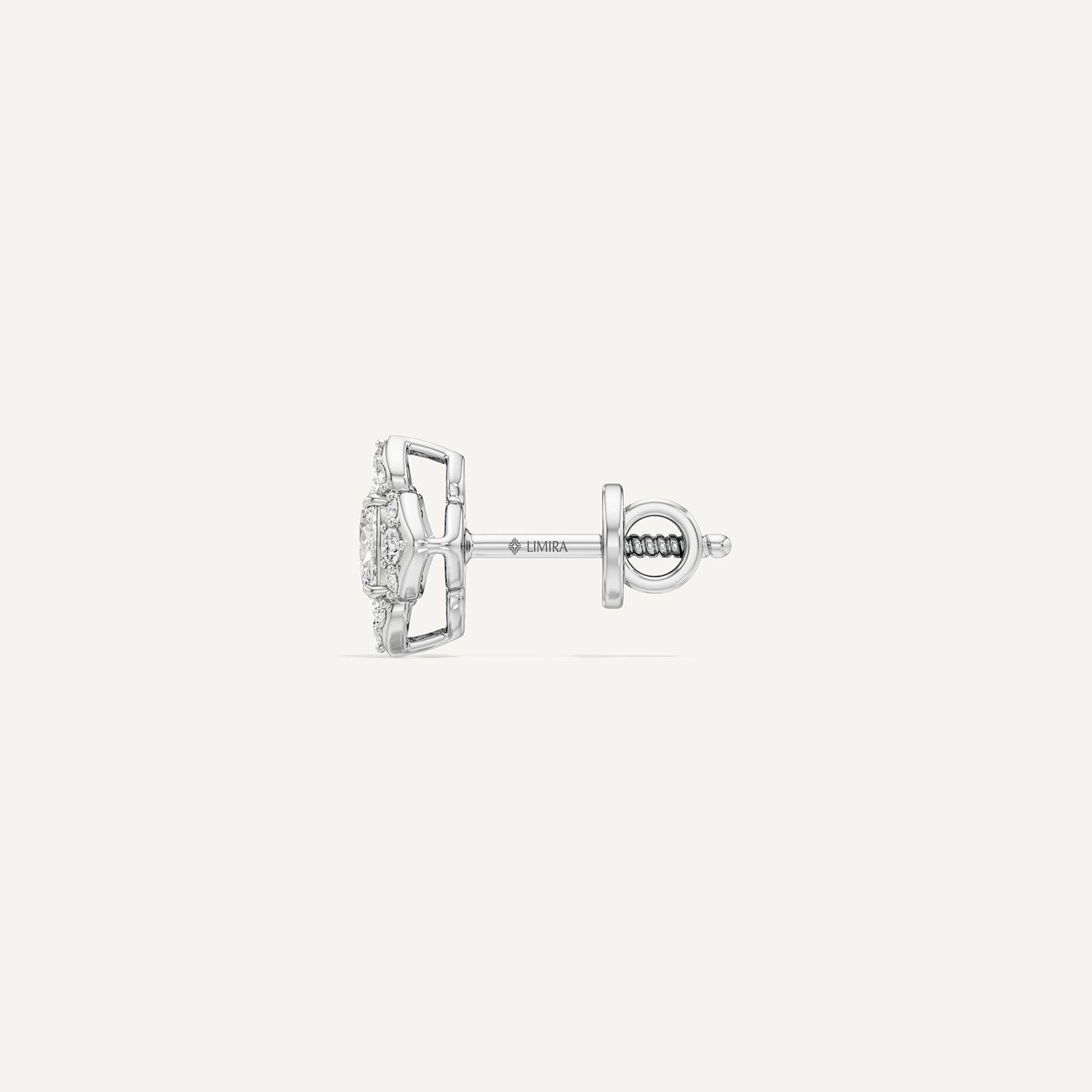 Emma Oval Diamond Stud