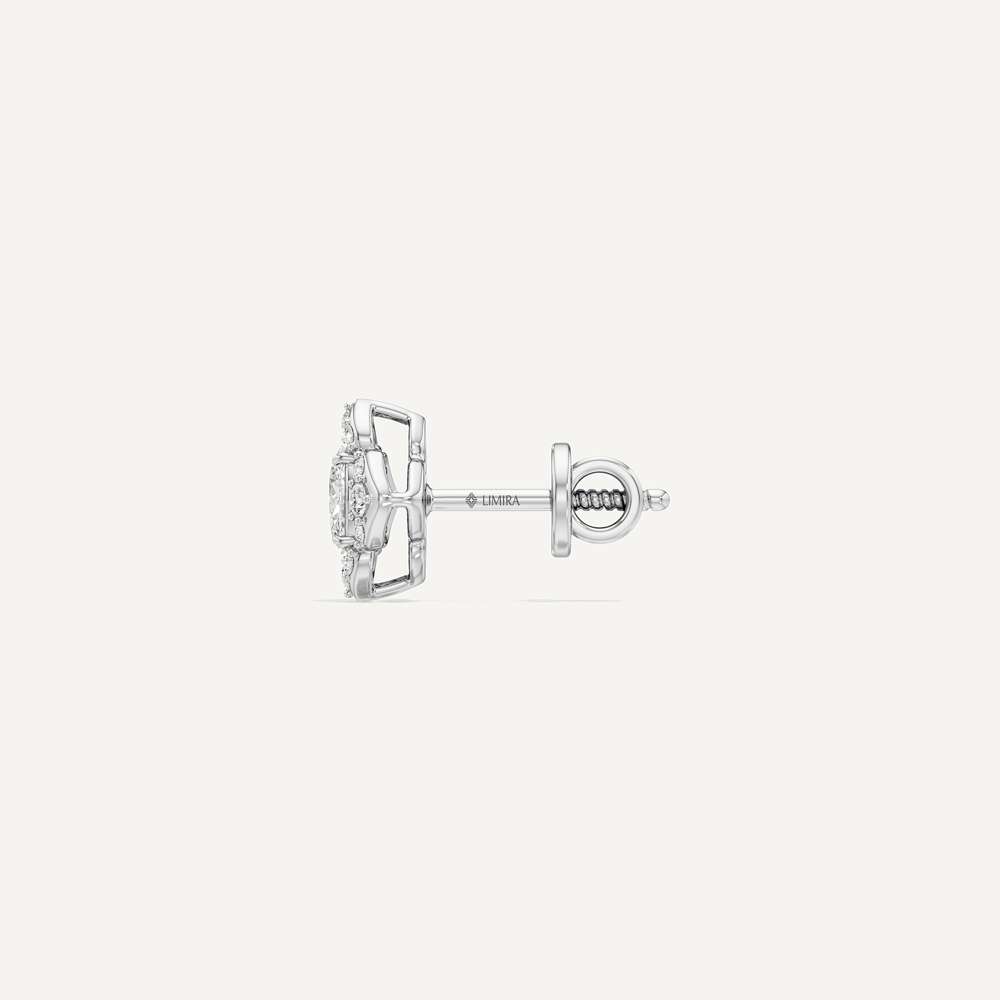 Emma Oval Diamond Stud