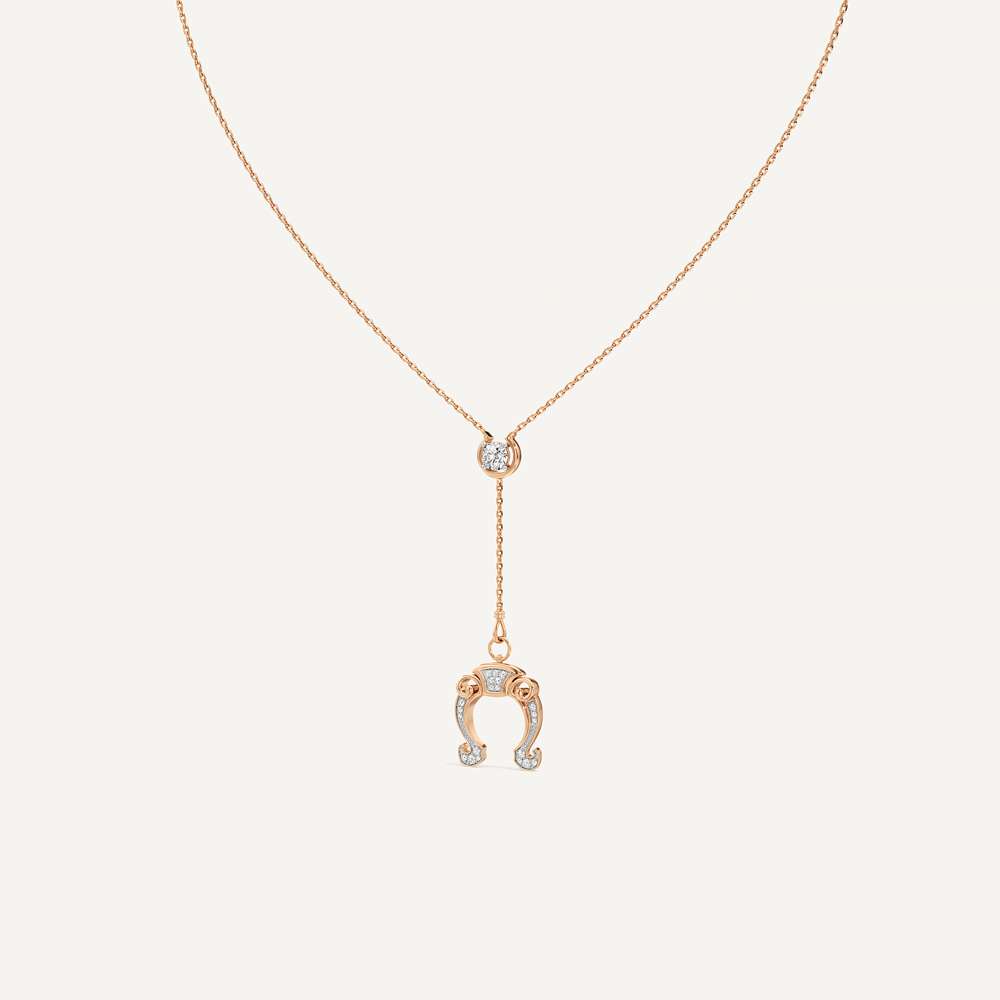 Polo Charm Horseshoe Necklace