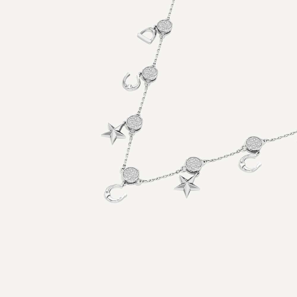 Star Constellation Horseshoe Necklace