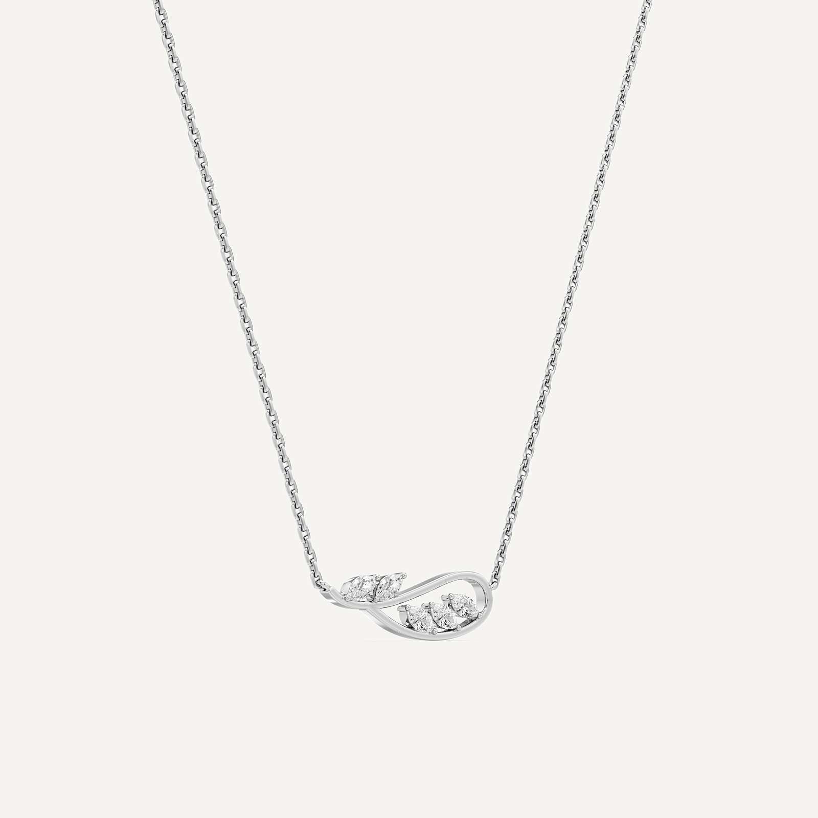 Twisted Leaf Marquise Diamond