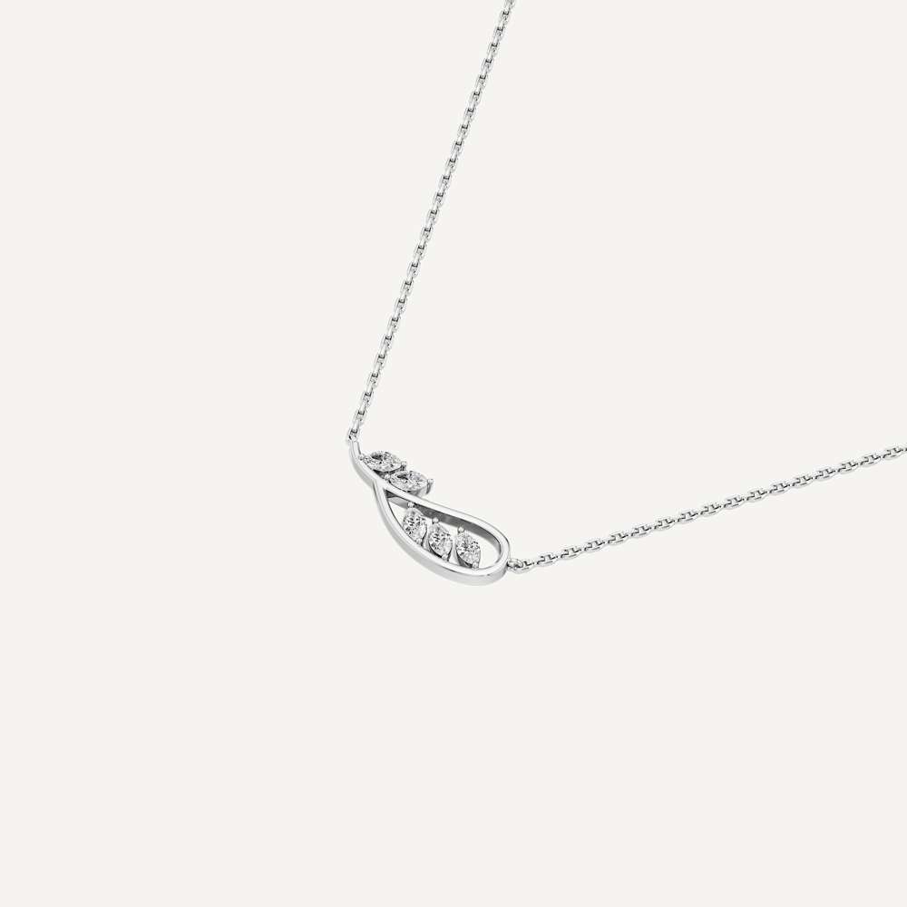 Twisted Leaf Marquise Diamond