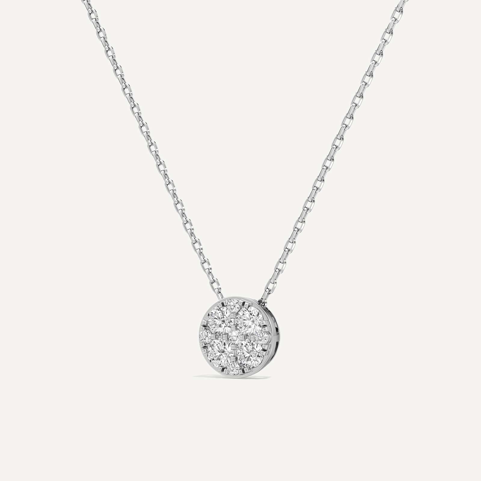 Bella Round Diamond Pendant