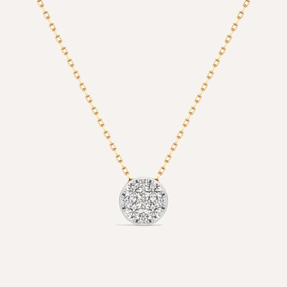 Infinite Round Diamond Pendant with Chain