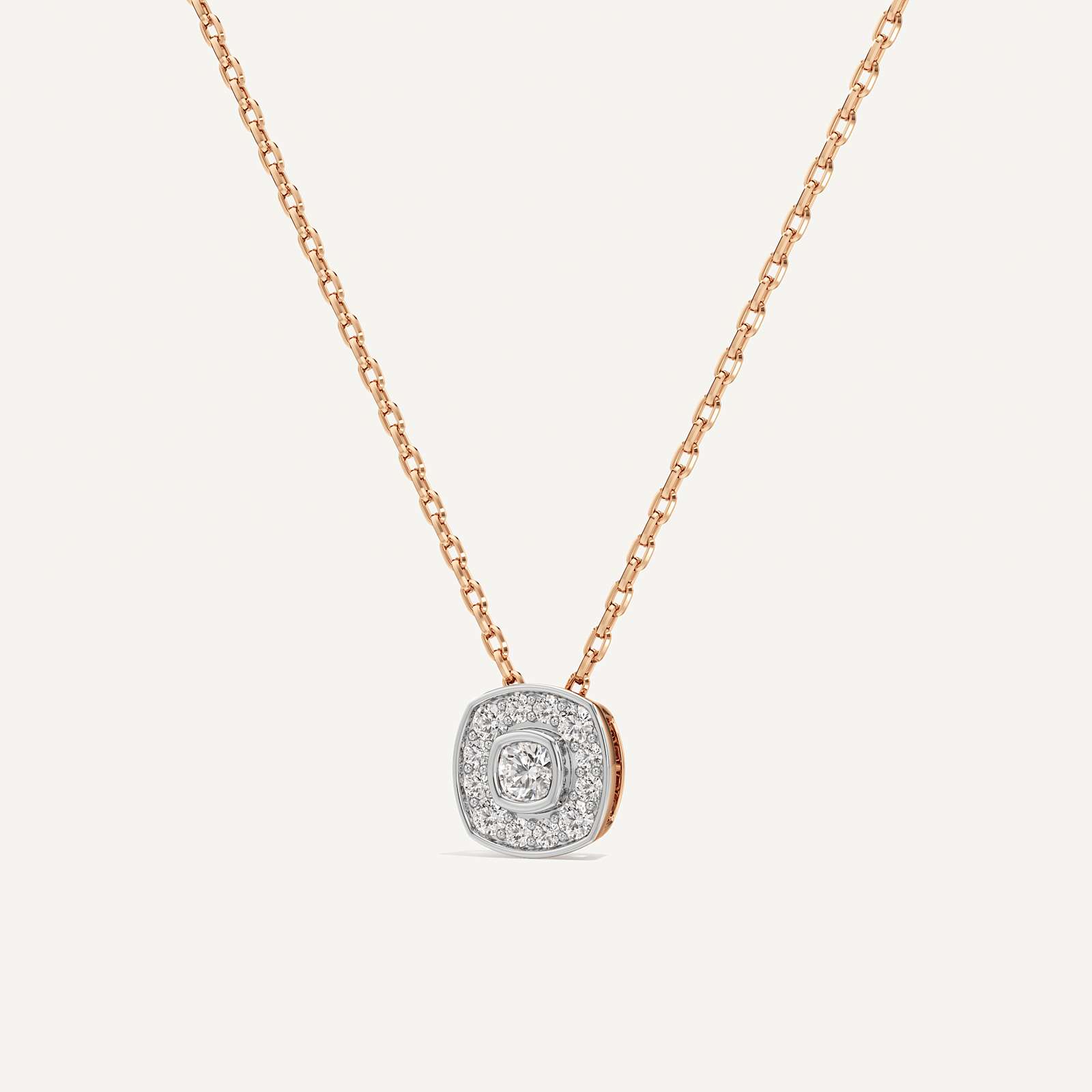 Tira Cusion Diamond Pendant