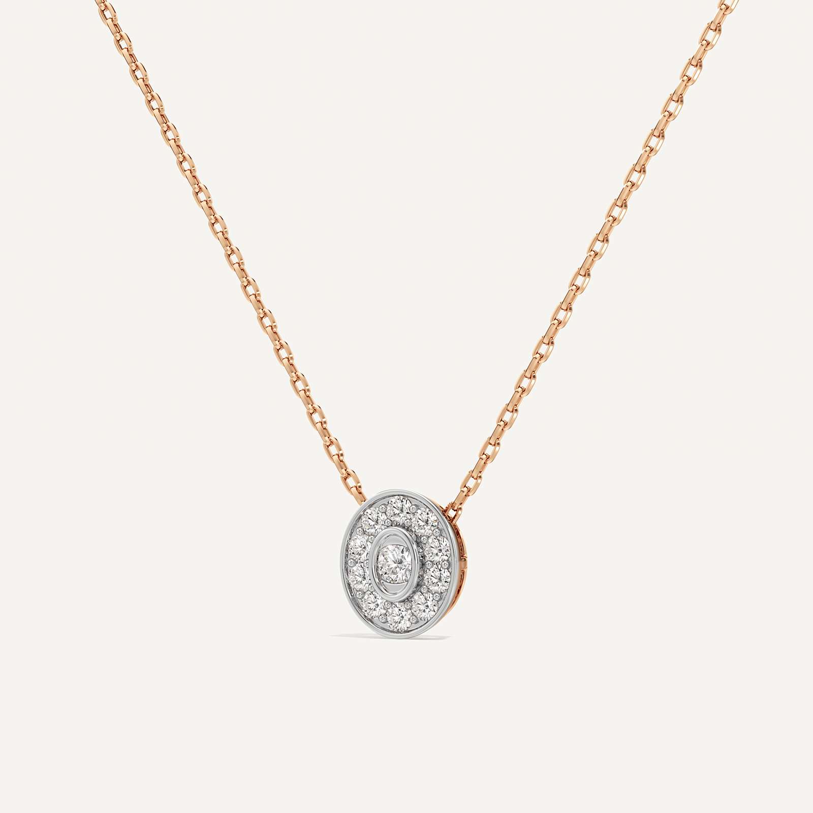 Seren Oval Diamond Pendant