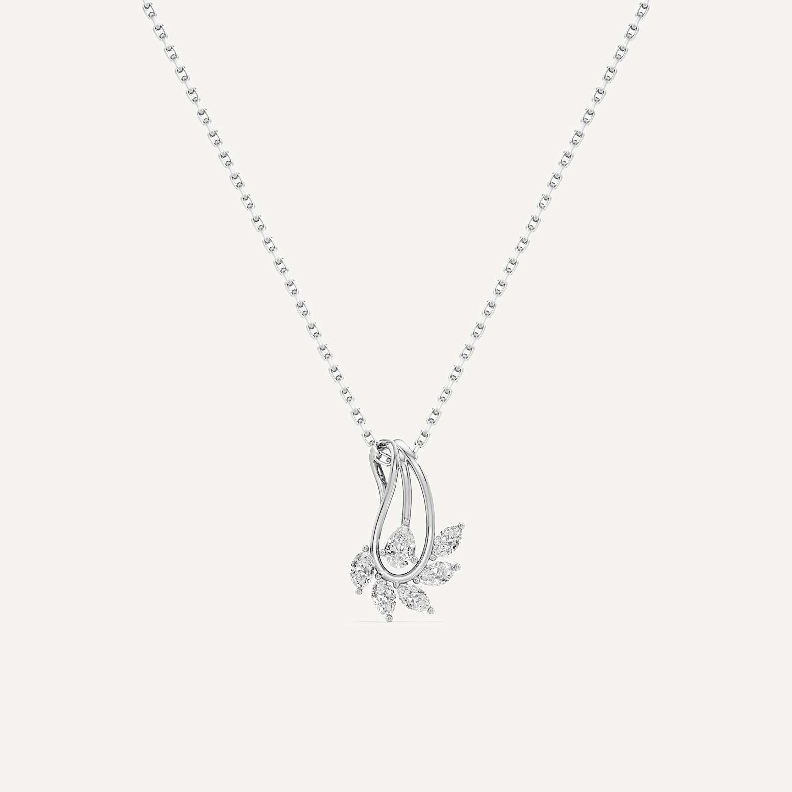 Olive Leaf Marquise Diamond  