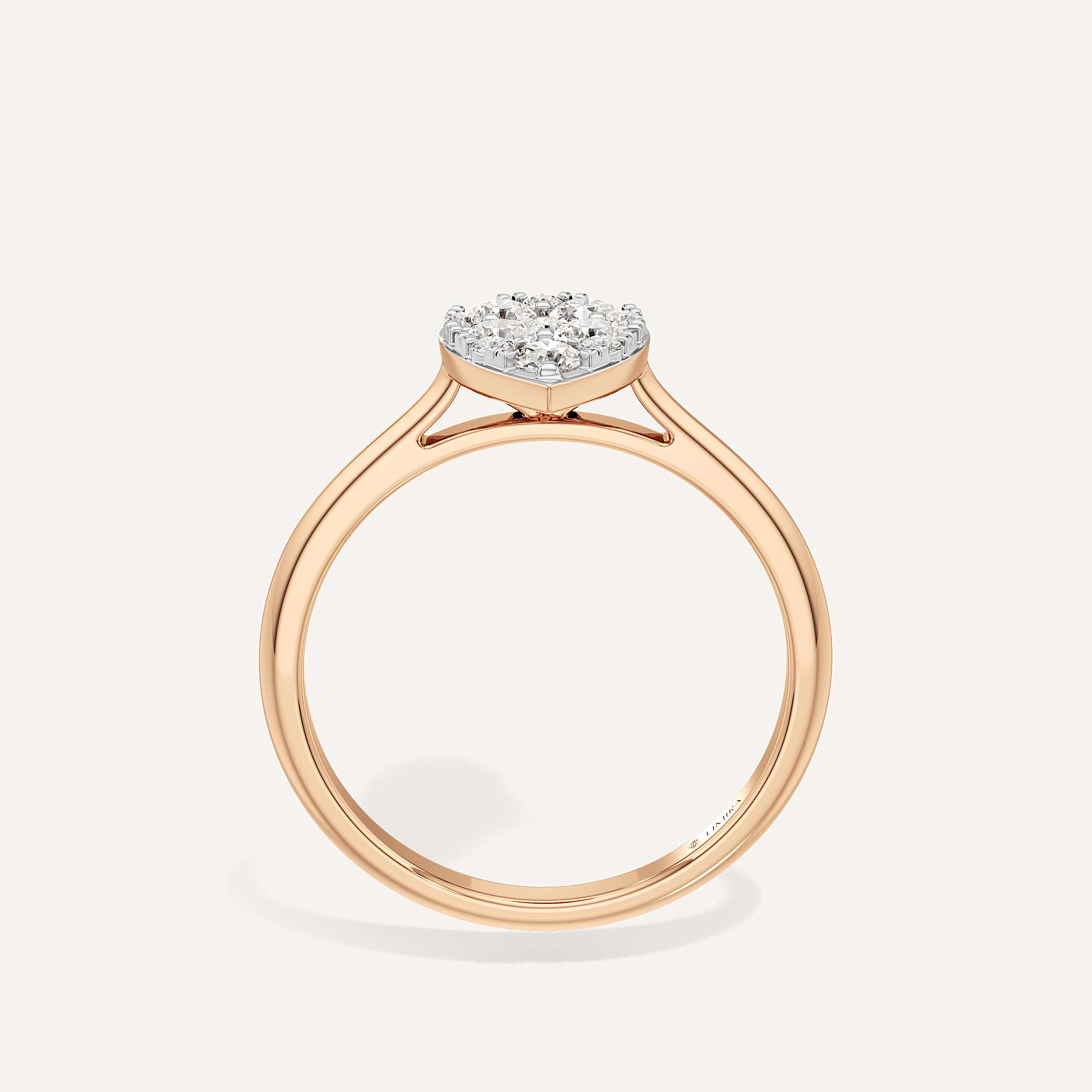 Teardrop Pear Diamond Ring