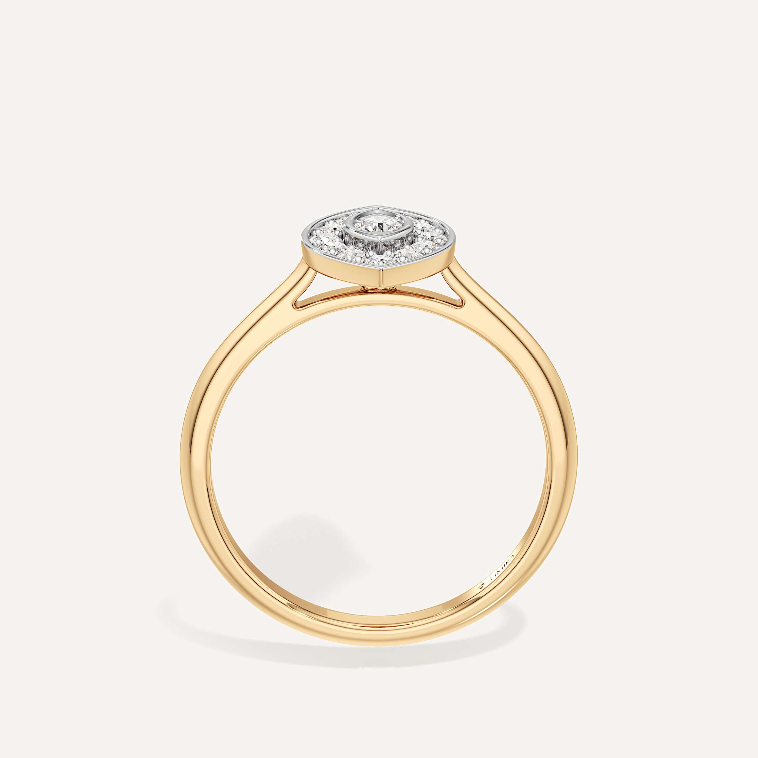 Evil Charm Marquise Diamond Ring