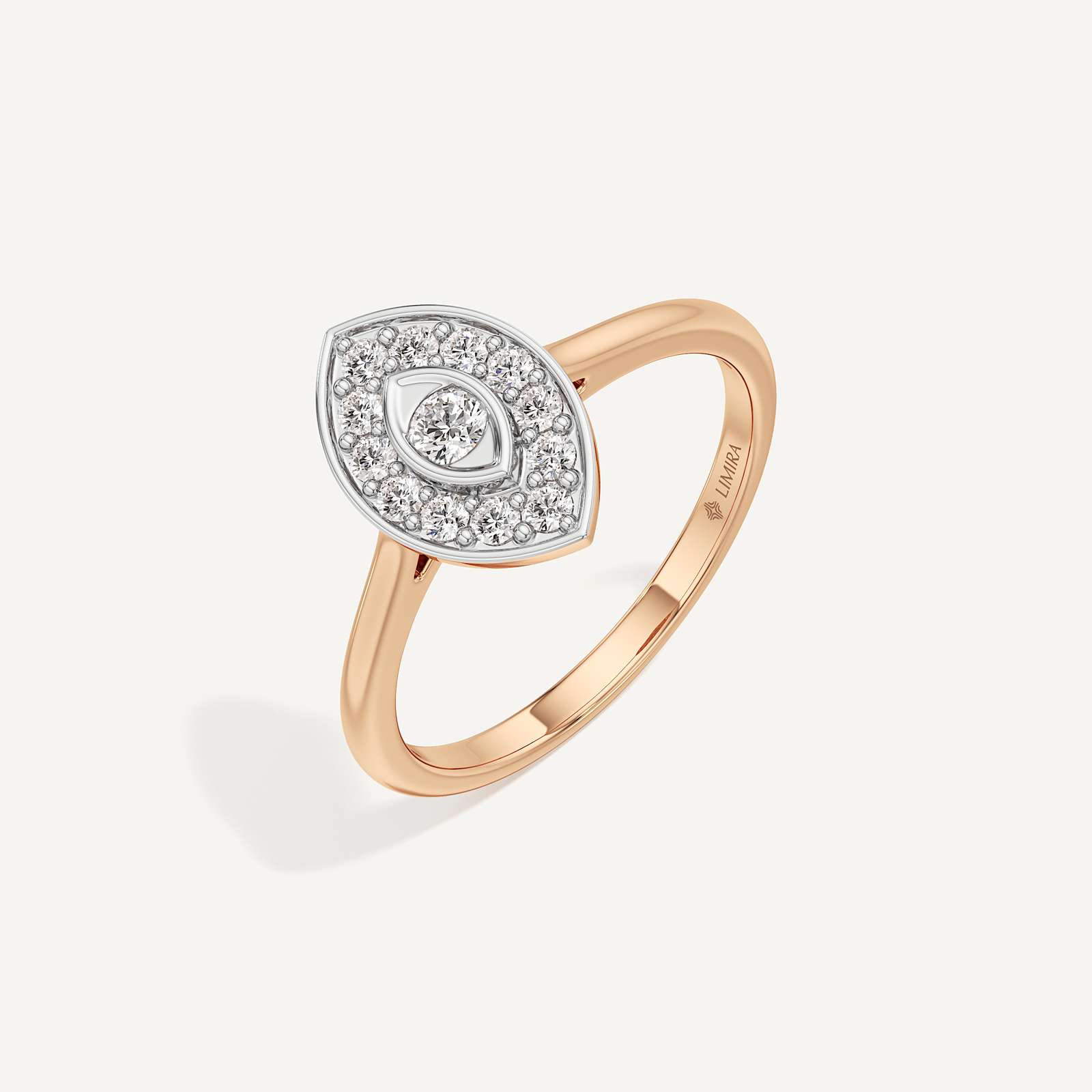 Evil Charm Marquise Diamond Ring