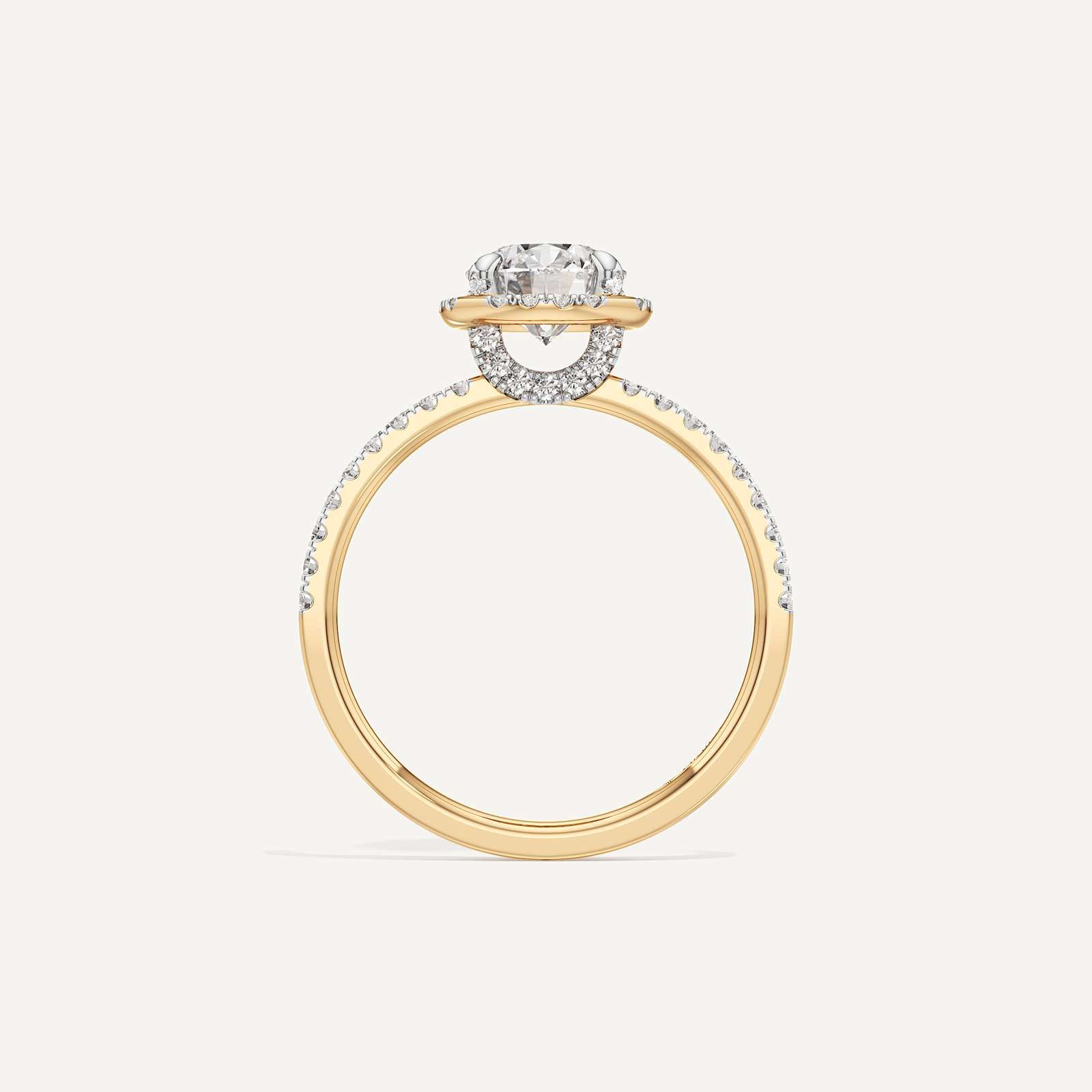 Brio Solitaire Round Diamond
