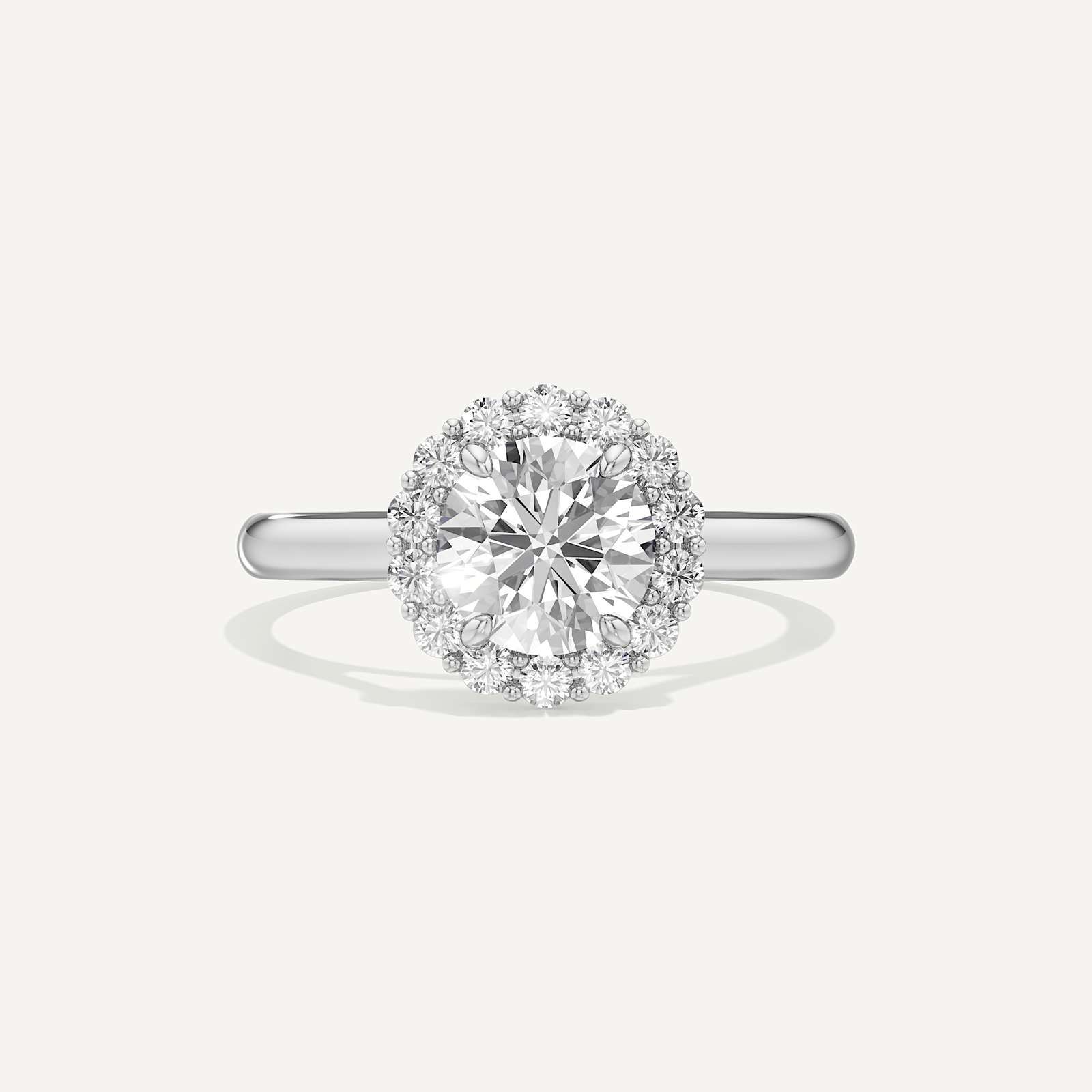 Sunflower Halo Diamond