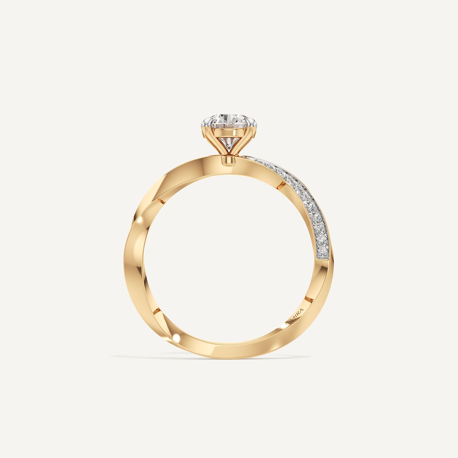 Rope Shank Solitaire Diamond