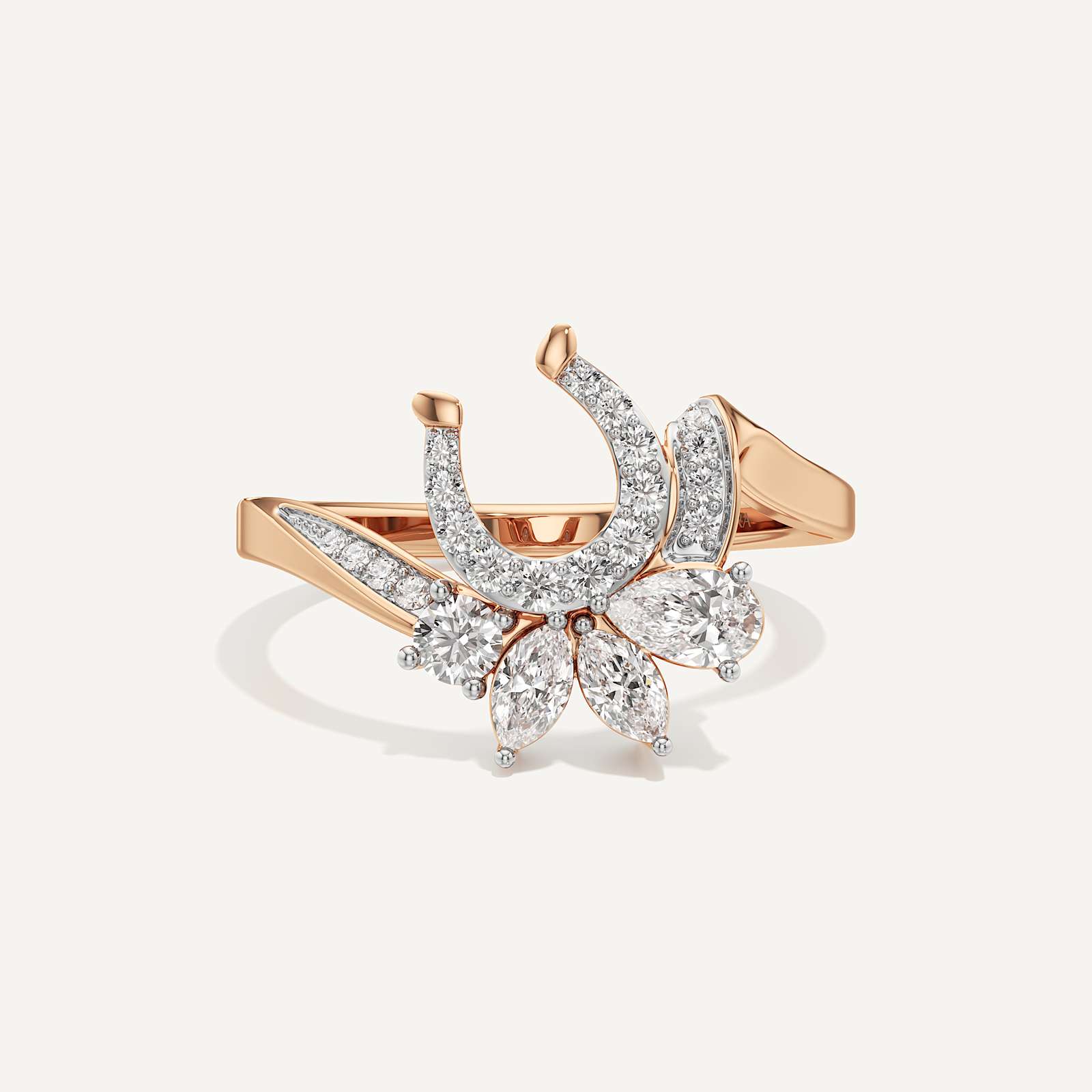Buy Best|Truffle Cluster Lab Grown Diamond Ring|online
