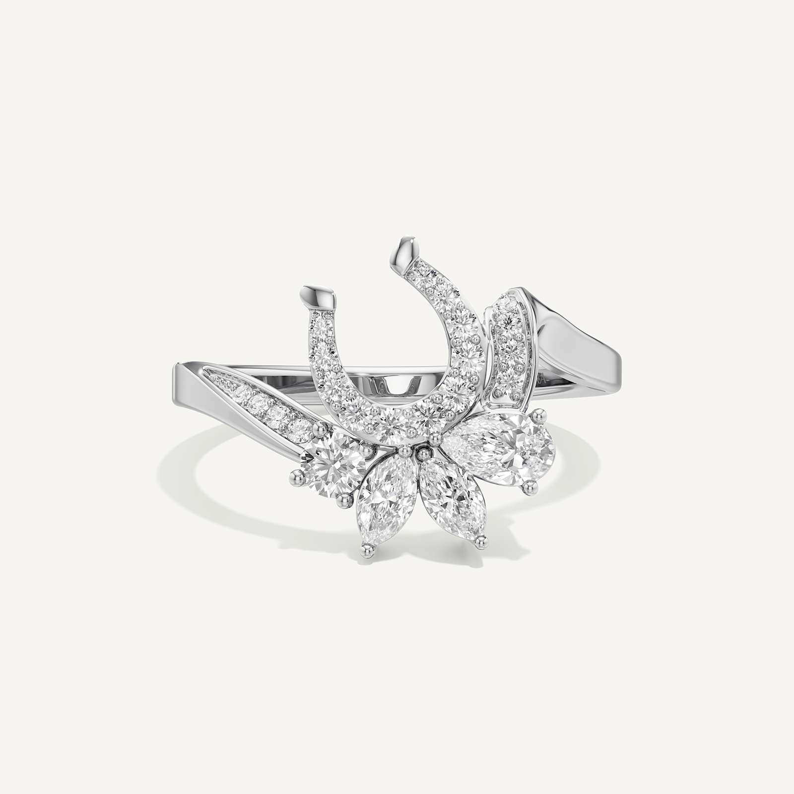 Buy Best|Truffle Cluster Lab Grown Diamond Ring|online