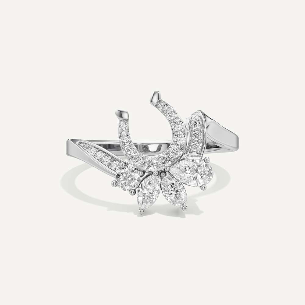 Truffle Cluster Lab Grown Diamond Ring