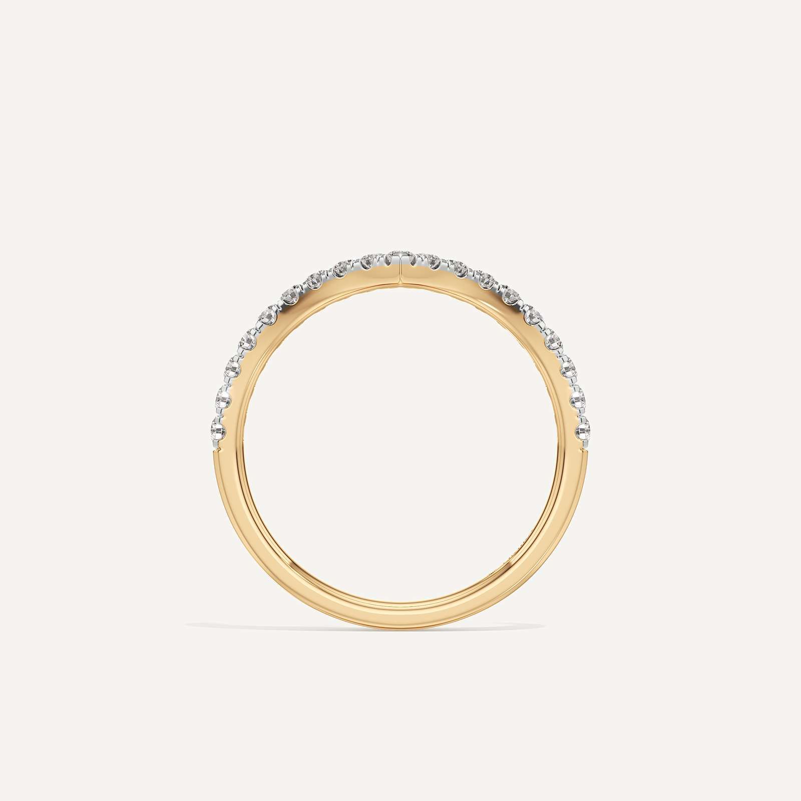 V-Crest Round Diamond