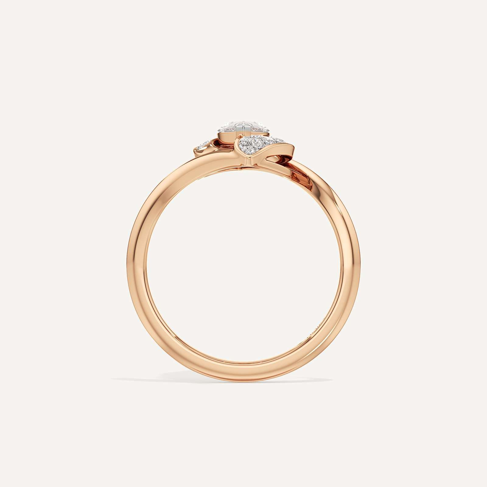 Twisted Pave Marquise Diamond